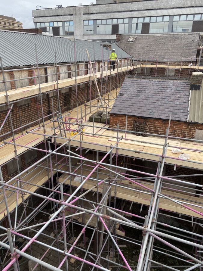 Secure scaffolding platform by CD Scaffolding
