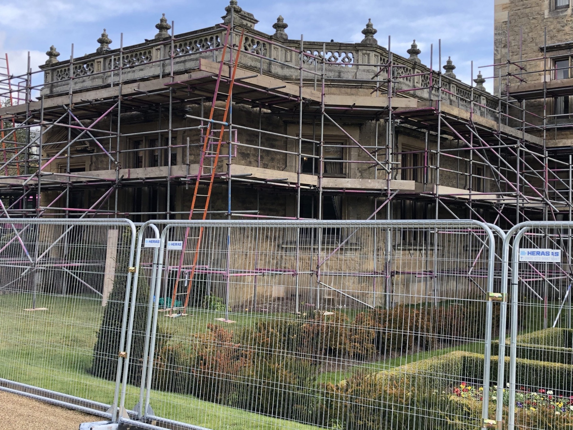 CD Scaffolding installed around a property in Sheffield